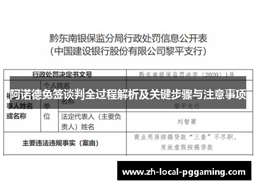 阿诺德免签谈判全过程解析及关键步骤与注意事项